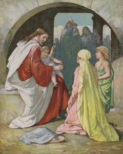 Christus segnet die kleinen Kinder