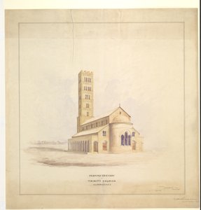 Trinity Church, Kurrachee (Karachi), September 1856 von John Le Mesurier