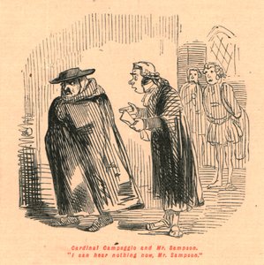 Kardinal Campeggio und Mr. Sampson. Ich kann jetzt nichts hören, Mr. Sampson., 1897