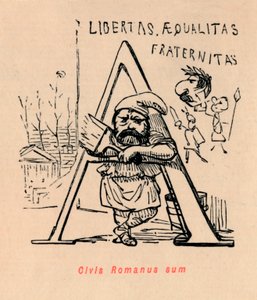 Civis Romanus sum, 1852 von John Leech