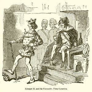 Edward II und sein Favorit, Piers Gaveston
