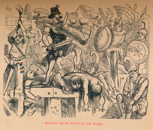 Horatius Cocles verteidigt die Brücke, 1852