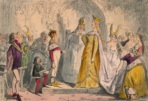 Die Hochzeit von Heinrich VI. und Margarete von Anjou, 1850 von John Leech