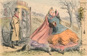 Miss Shannons Ankunft in Baldon Hall, 1855