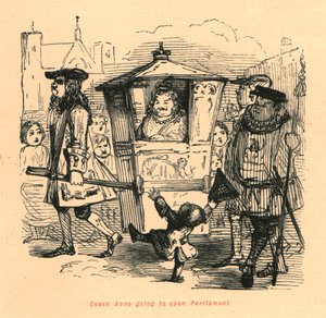 Königin Anne geht zur Parlamentseröffnung, 1897