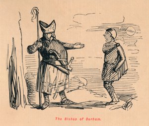 Der Bischof von Durham, um 1860 von John Leech