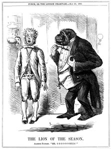 Der Löwe der Saison, 1861 von John Leech