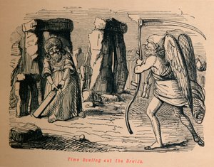 Zeit vertreibt die Druiden von John Leech