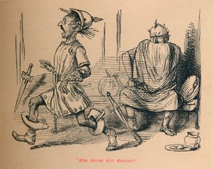 Wer wagt es, Marius zu töten, 1852 von John Leech