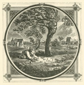 Die reife Birne fällt bereit in die Hand von John Leighton