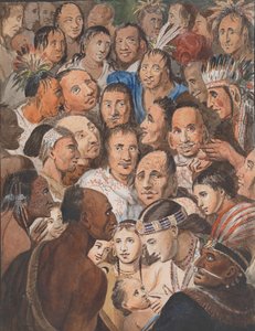 Tableau von indischen Gesichtern, 1811-ca. 1813