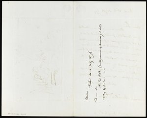 Brief an James Muirhead