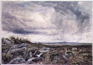 Regnerisches Wetter, Bettws-y-Coed von John Lloyd Bond