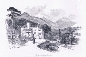 Tizians Haus, Cadore, aus The Magazine of Art 1893, Cassell and Company