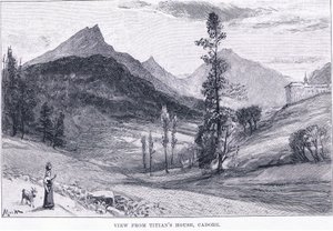 Blick aus Tizians Haus, aus The Magazine of Art 1893, Cassell and Company von John MacWhirter