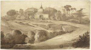 Fantastische orientalische Landschaft