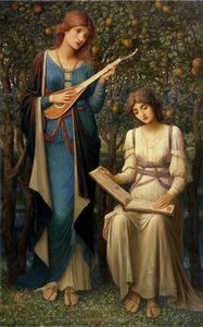 Als Äpfel golden waren und Lieder süß, aber der Sommer vergangen war von John Melhuish Strudwick