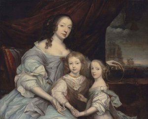 John Michael Wright Mary Villiers und ihre Kinder
