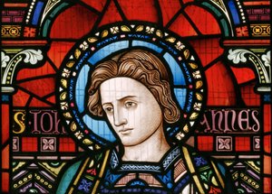 St. Johannes (Detail) von John Millner Allen