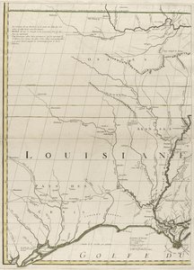 Karte der britischen und französischen Herrschaftsgebiete in Amerika, 1756 von John Mitchell