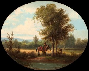 Ein Morgen im Milk River Valley von John Mix Stanley