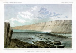 Columbia River, Zusammenfluss der Des Chutes, 1856