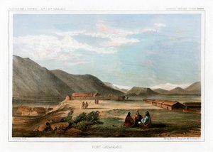 Fort Okinakane, USA, 1856 von John Mix Stanley