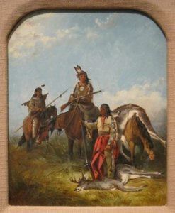 Indianer bei der Jagd von John Mix Stanley