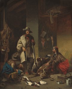 Die Hütte des Fallenstellers von John Mix Stanley