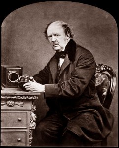 Porträt von William Henry Fox Talbot (1800-1877), englischer Physiker und Fotopionier, 1864