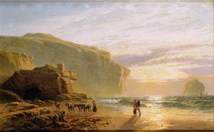 Vor der Küste von Cornwall, oder Trebarwith Strand