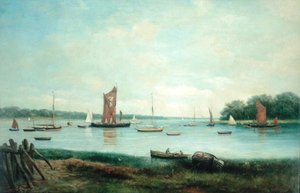 Morgen an einem Fluss an der Ostküste