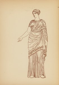 Antikes griechisches Frauenkostüm
