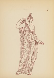 Antikes griechisches Frauenkostüm