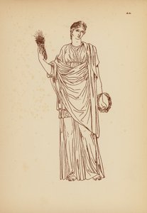 Antikes griechisches Frauenkostüm