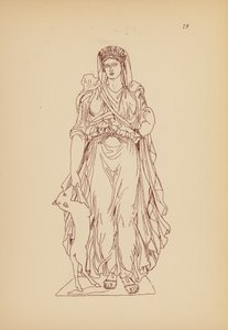 Antikes griechisches Frauenkostüm