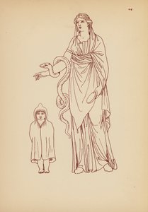 Antikes griechisches Frauenkostüm