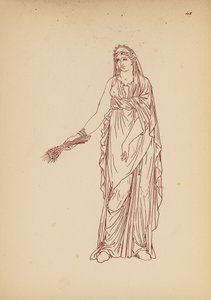 Antikes griechisches Frauenkostüm