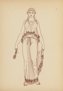 Antikes griechisches Frauenkostüm
