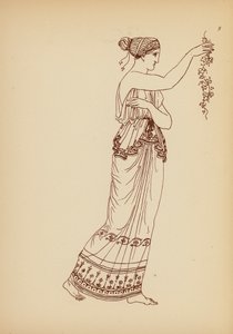 Antikes griechisches Frauenkostüm