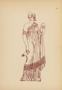 Antikes griechisches Frauenkostüm