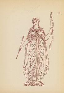 Antikes griechisches Frauenkostüm