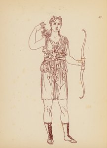 Antikes griechisches Frauenkostüm von John Moyr Smith