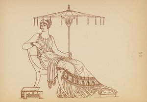 Antikes griechisches Frauenkostüm