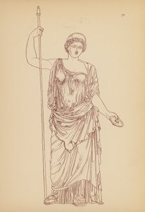 Antikes griechisches Frauenkostüm von John Moyr Smith