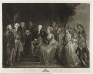 Porträt der königlichen Familie des Vereinigten Königreichs