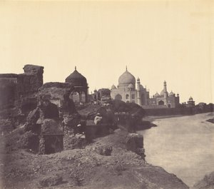 Taj Mahal von Osten, um 1858-1862 von John Murray