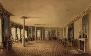 Der südliche Salon oder Bankettsaal-Galerie aus Ansichten des Royal Pavilion, Brighton von John Nash von John Nash