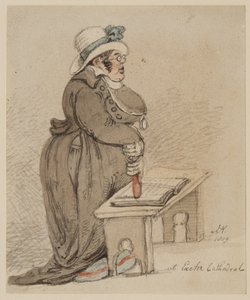 In der Kathedrale von Exeter, 1809 von John Nixon