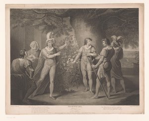 Richard Plantagenet und der Graf von Somerset bei Rosensträuchern von John Ogborne (I)